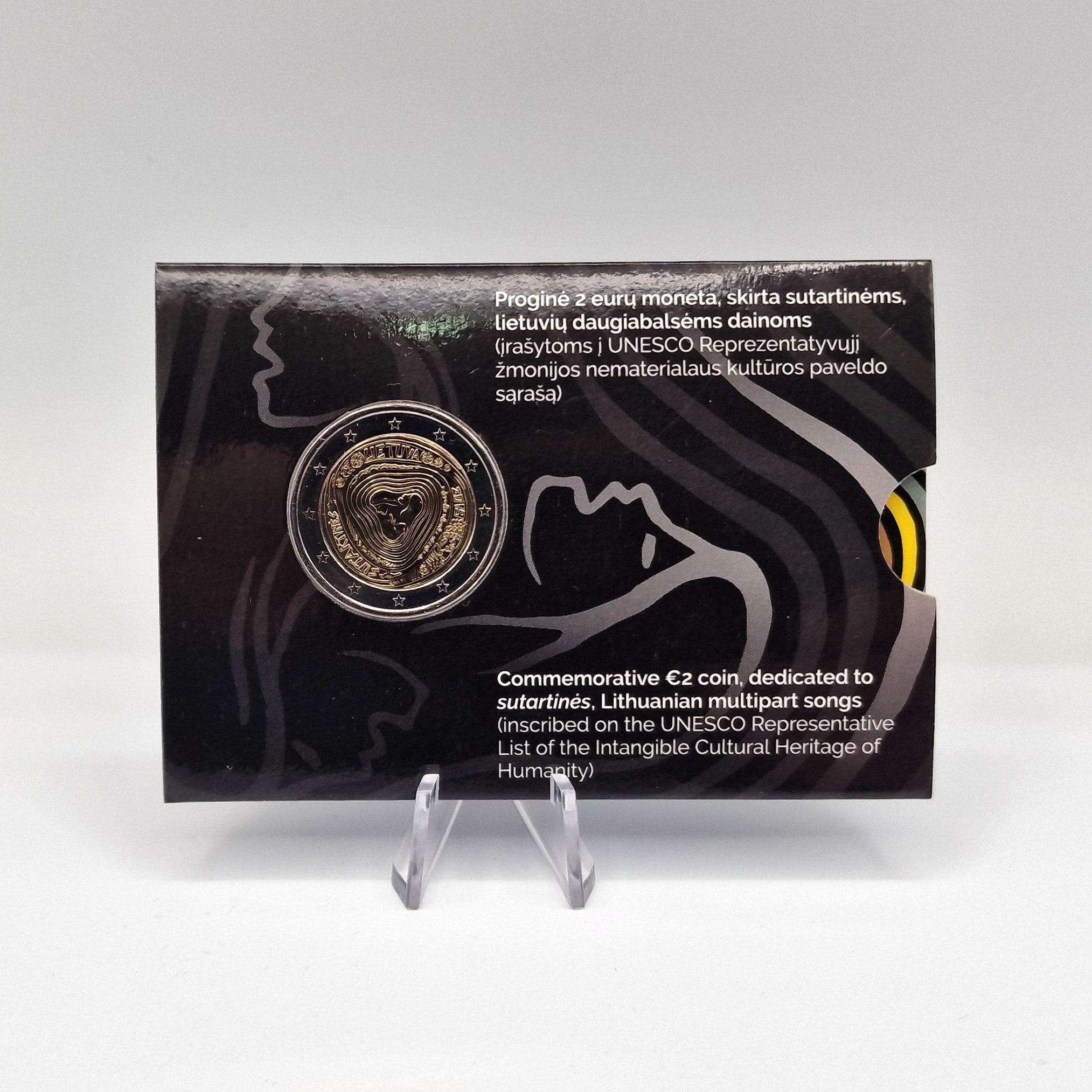 2019 Sutartines 2€ - Lituânia Coincard